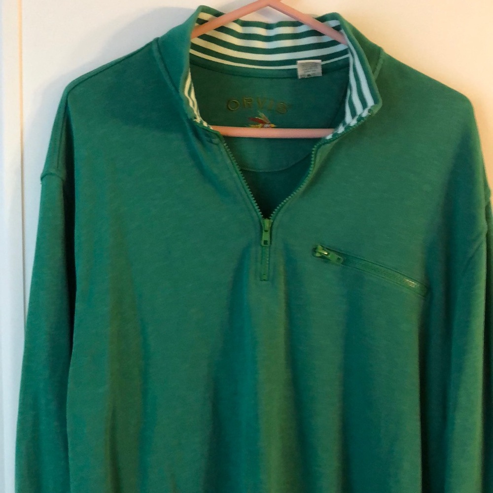Orvis 1/4 Zip Pullover - Sz Medium